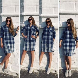 Платье-Рубашка zara xs