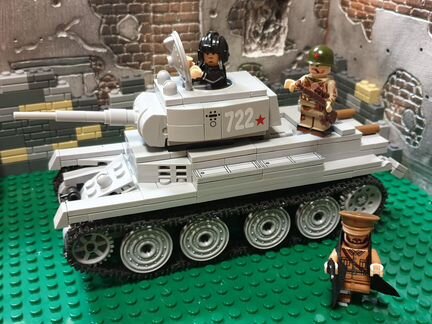 Лего/Брикс Танк бт-7 набор Лего фигурки танк ВОВ