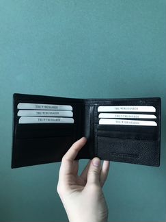 Кожаный кошелек Trussardi новый