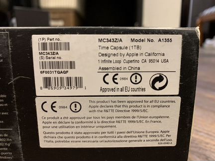Apple time capsule 1tb wifi роутер
