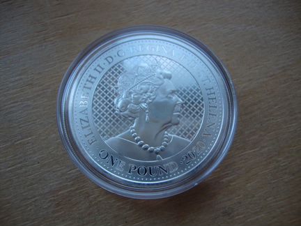 Остров Святой Елены 1 фунт 2019 Тигр 2020 Павлин