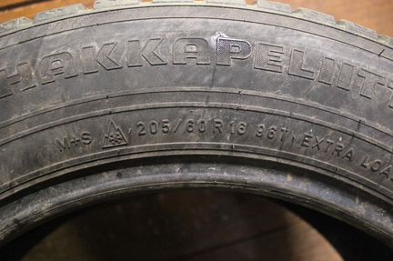 Шина бу 205-60-16 Nokian Hakkapeliitta 7
