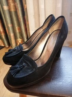 Туфли женские, натуральная замша, размер 40