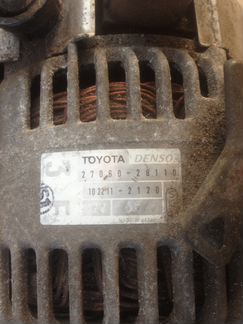 Toyota RAV 4 (00-05) генератор 27060-28110