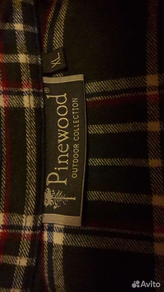 Рубашка байковая Pinewood р.XL 89532334530 купить 2