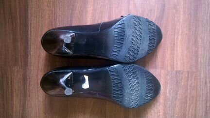 Туфли кожаные BerConty серо-перламутровые