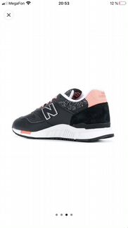 Кроссовки чёрные New Balance 840 б/у 37 разм