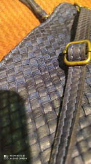 Сумка плетеная кожа Италия