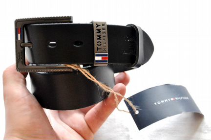 Мужской ремень / Tommy Hilfiger / новый (черный)