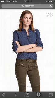 Новая хлопковая рубашка hм и Tommy Hilfiger