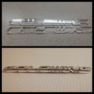 Проставка надписи goldwing GL1800 Gold Wing 1800