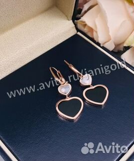 Золотые серьги Chopard