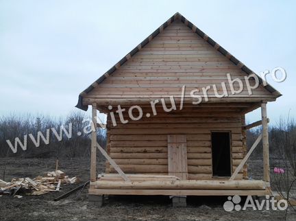 Сруб бани
