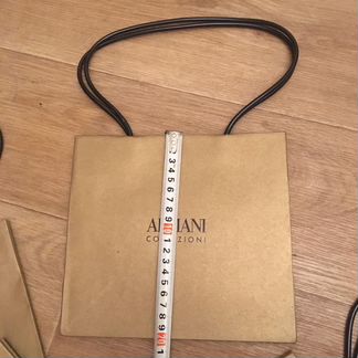 Пакеты бумажные armani collezioni новые
