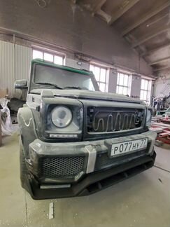 Тюнинг сплитер переднего бампера mercedes G63 463