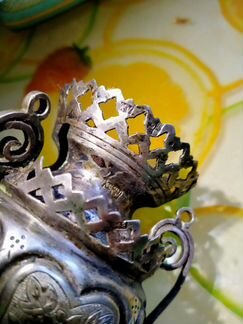 Лампада серебряная 84 проба.Антиквариат