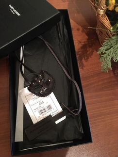 Новое кожаное колье Saint Laurent (оригинал)