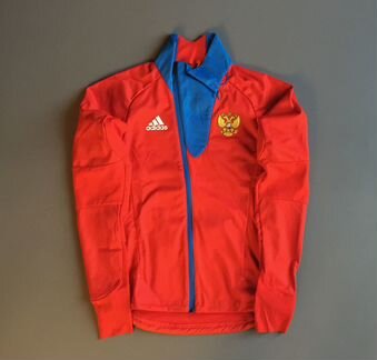 Лыжный костюм разминка adidas Сборной России Сочи