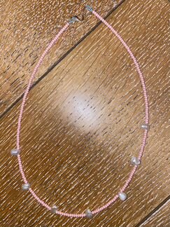 Бусы-чокер с натуральным жемчугом