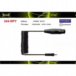 Гибкий переходник Jack 3,5 витой на XLR 3pin