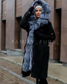 Хит. Парка из чернобурки, новая, шоурум, Арт: X289