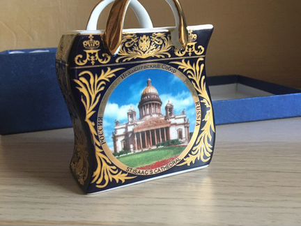 Салфетница фарфоровая Исаакиевский Собор