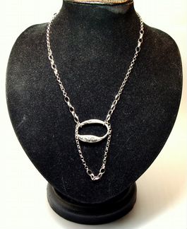 Серебряное колье 925 пробы