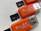 MicroSD Card 4/8 GB + USB адаптер