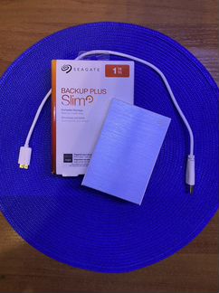 Жесткий диск Seagate backup plus slim
