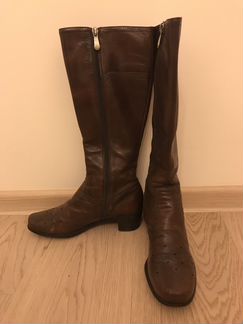 Сапоги кожаные 36