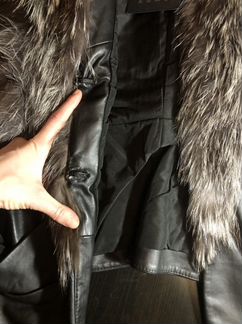 Меховая жилетка из чернобурки