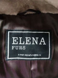 Базовая Шуба Elena Furs натуральный мех мутон