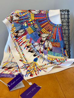 Шёлковый новый платок Ralph Lauren