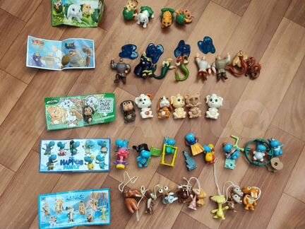 Киндер игрушки серии ледниковый период,бегемоты,со