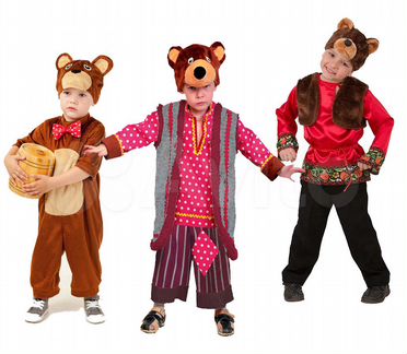 Медведь, петух, поросёнок, мышонок, кот, карандаш