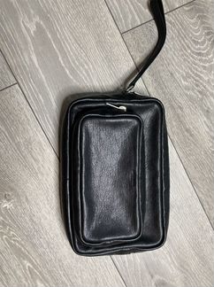 Мужской кожаный клатч Saint Laurent