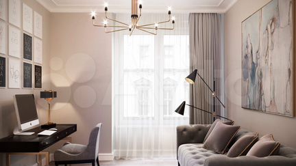 3-к квартира, 87.8 м², 8/53 эт.