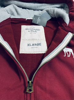 Abercrombie Fitch Толстовка красно-винная
