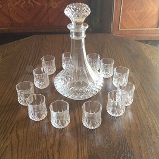 Графин и 12 стопок под водку. Производство Чехосло