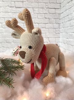 Новогодний олень, игрушка, подарок на Новый год