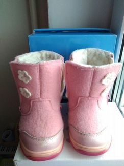 Валенки mio sole розовые на овчине 23