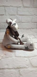 Игрушка ручной работы. Бычок