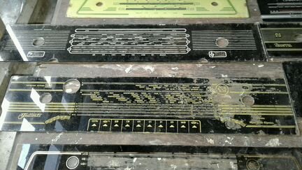 Набор радиошкал для различных ламповых приемников