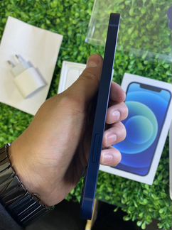 Новый iPhone 12 128gb синий чек 1 месяц идеал
