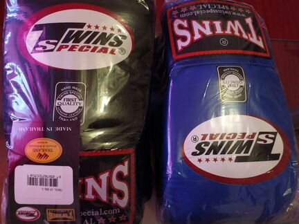 Снарядные перчатки Twins синие