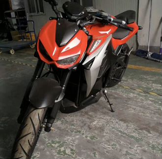 Электромотоцикл z1000 5000W 60Ah красный, новый
