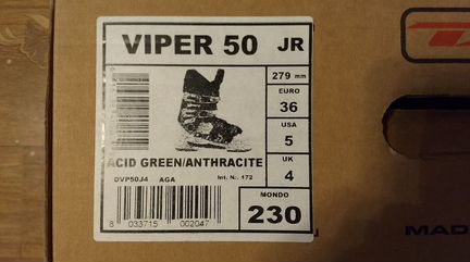 Горнолыжные ботинки Dalbello Viper 50 JR