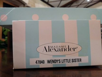 Madame Alexander Wendys little sister Кукла