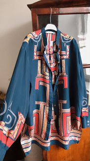 Блуза шёлк Versace collection oversize