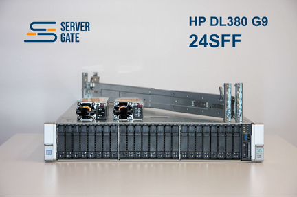 Сервер HP DL380 G9 24SFF 2x E5-2643v3 96 GB